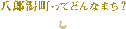 八郎潟町ってどんなまち？